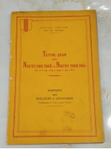 TƯƠNG QUAN GIỮA NGƯỜI CHO THUÊ VÀ NGƯỜI THUÊ NHÀ