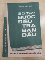 SỔ TAY BƯỚC ĐIỀU TRA BAN ĐẦU