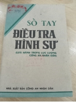 SỔ TAY ĐIỀU TRA HÌNH SỰ