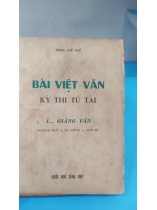 BÀI VIỆT VĂN KỲ THI TÚ TÀI