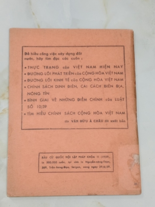 BẦU CỬ QUỐC HỘI LẬP PHÁP KHOÁ II (1959)