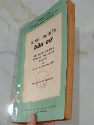 KINH NGHIỆM BẦU CỬ 1965