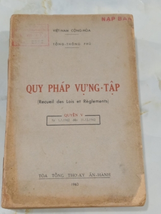 QUY PHÁP VỰNG TẬP