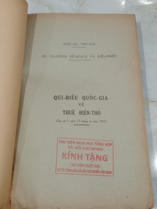 BỘ LUẬT VỀ THUẾ VỤ