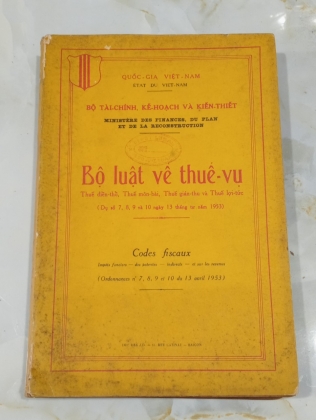 BỘ LUẬT VỀ THUẾ VỤ