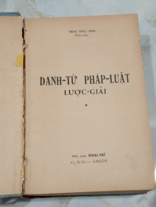 DANH TỪ PHÁP LUẬT LƯỢC GIẢI