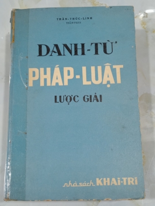 DANH TỪ PHÁP LUẬT LƯỢC GIẢI