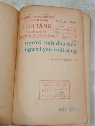 NGƯỜI TÌNH ĐẦU TIÊN NGƯỜI YÊU CUỐI CÙNG - THOMAS HARDY (NGUYỄN ĐAN TÂM DỊCH THUẬT)