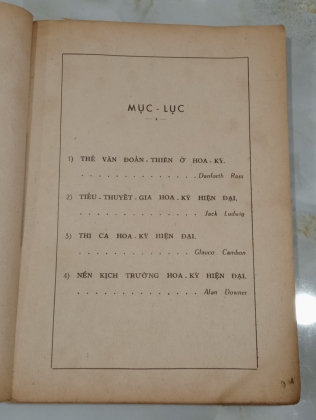 VĂN CHƯƠNG HOA KỲ