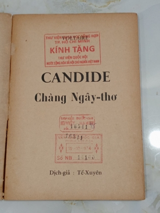 CANDIDE CHÀNG NGÂY THƠ