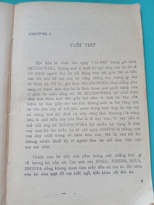 HY SINH HAY LÀ CUỘC ĐỜI BÀ CURIE