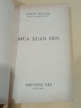 MÙA XUÂN ĐEN - HENRY MILLER