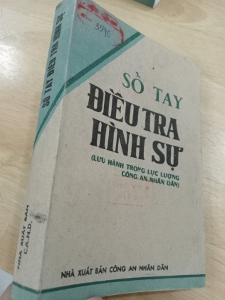 SỔ TAY ĐIỀU TRA HÌNH SỰ