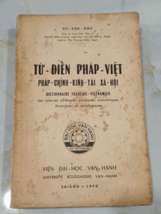 TỪ ĐIỂN PHÁP VIỆT - PHÁP CHÍNH KINH TÀI XÃ HỘI