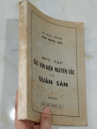 SƯU TẬP CÁC VĂN KIỆN NGUYÊN TẮC VỀ QUÂN SẢN