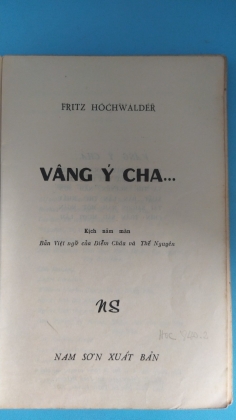 VÂNG Ý CHA