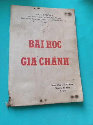 BÀI HỌC GIA CHÁNH