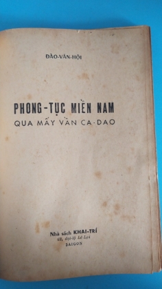 PHONG TỤC MIỀN NAM QUA MẤY VẦN CA DAO