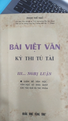 BÀI VIỆT VĂN KỲ THI TÚ TÀI