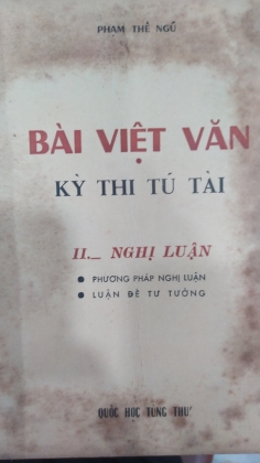 BÀI VIỆT VĂN KỲ THI TÚ TÀI