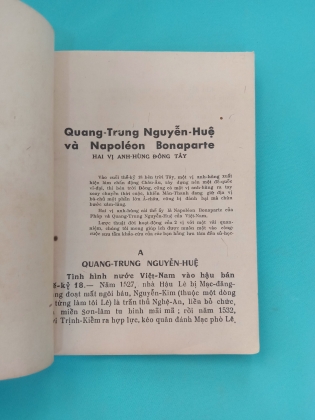 QUANG TRUNG - NGUYỄN HUỆ VÀ NAPOLEON BONAPATE