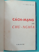 CÁCH MẠNG VÀ CHỦ NGHĨA