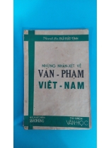 NHỮNG NHẬN XÉT VỀ VĂN PHẠM VIỆT NAM