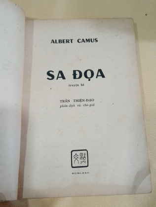 SA ĐOẠ - CAMUS (TRẦN THIỆN ĐẠO DỊCH)