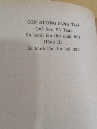 CON ĐƯỜNG SÁNG TẠO