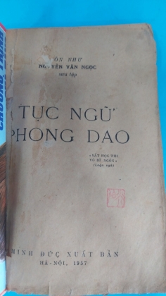 TỤC NGỮ PHONG DAO