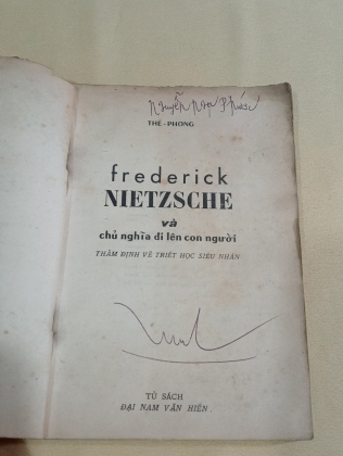 FREDERICK NIETZCHE VÀ CHỦ NGHĨA ĐI LÊN CON NGƯỜI