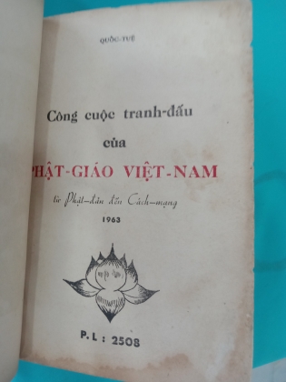 CÔNG CUỘC TRANH ĐẤU CỦA PHẬT GIÁO VIỆT NAM