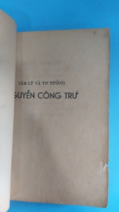 TÂM LÝ VÀ TƯ TƯỞNG NGUYỄN CÔNG TRỨ