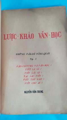 LƯỢC KHẢO VĂN HỌC