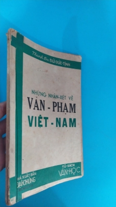 NHỮNG NHẬN XÉT VỀ VĂN PHẠM VIỆT NAM