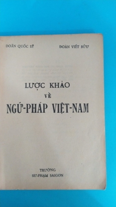 LƯỢC KHẢO VỀ NGỮ PHÁP VIỆT NAM