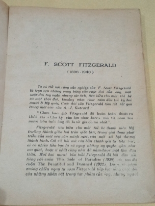 CON NGƯỜI HÀO HOA - F.SCOTT FITZGERALD (MẶC ĐỖ DỊCH)