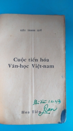 CUỘC TIẾN HÓA VĂN HỌC VIỆT NAM