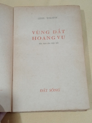 VÙNG ĐẤT HOANG VU - LÉON TOLSTOI (MẶC ĐỖ DỊCH THUẬT)