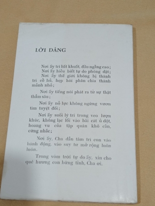 LỜI DÂNG 