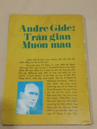 TRẦN GIAN MUÔN MÀU - ANDRÉ GIDE (LÊ THANH HOÀNG DÂN VÀ MAI VI PHÚC DỊCH)