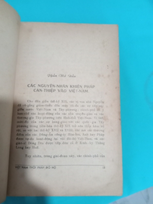 VIỆT NAM DƯỚI THỜI PHÁP ĐÔ HỘ