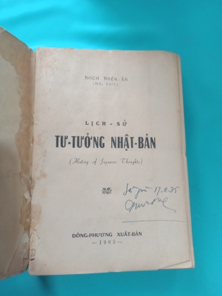 LỊCH SỬ TƯ TƯỞNG NHẬT BẢN