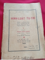 HÌNH LUẬT TU TRI - phan văn thiết