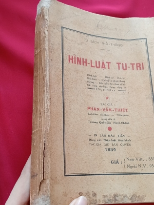 HÌNH LUẬT TU TRI