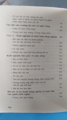 NGHỀ NÔNG CỔ TRUYỀN VIỆT NAM QUA THƯ TỊCH HÁN NÔM