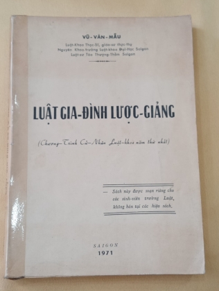 LUẬT GIA ĐÌNH LƯỢC GIẢNG