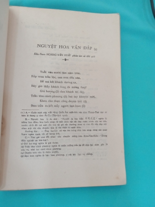 NGUYỆT HOA VẤN ĐÁP