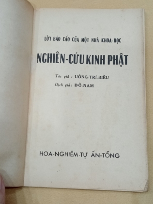 NGHIÊN CỨU KINH PHẬT