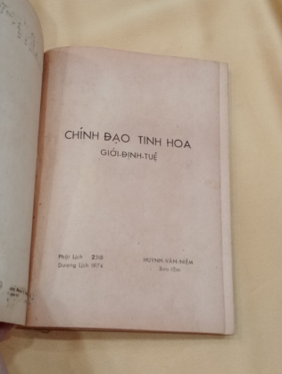 CHÍNH ĐẠO TINH HOA